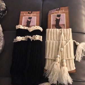 Two pairs of boot socks